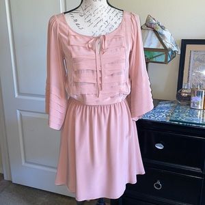 Boundary & Co. Silk Wide Sleeve Dress